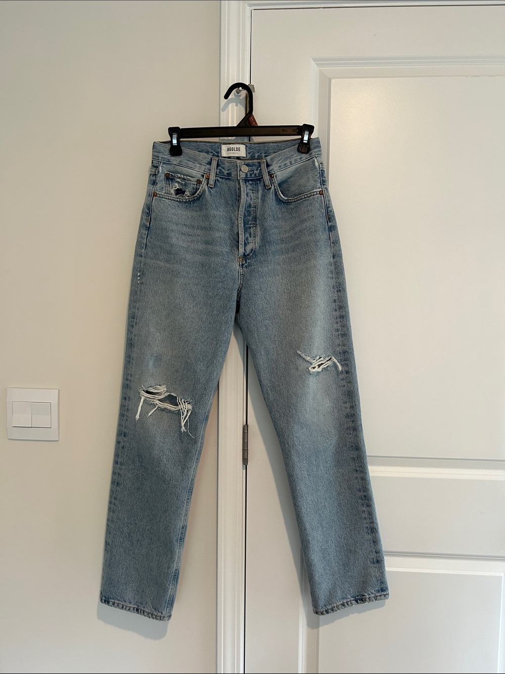 AGOLDE 90’s Mid Rise Straight Jeans  Women’s 25” - Picture 3 of 7